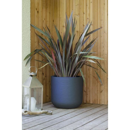 EDA PLASTIQUE - Vaso tondo 50 cm Graphit'Up - 67 L - Grigio antracite