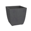 Fioriera - DIVA BASALT - Grigio antracite - Quadrata - 42 L - 43,5 x 43,5 x H.44,2 cm - EDA - Scatola interna estraibile