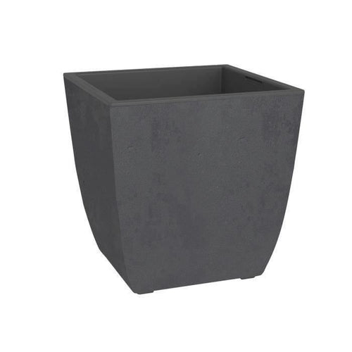 Fioriera - DIVA BASALT - Grigio antracite - Quadrata - 42 L - 43,5 x 43,5 x H.44,2 cm - EDA - Scatola interna estraibile