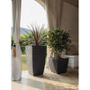Fioriera - DIVA BASALT - Grigio antracite - Quadrata - 42 L - 43,5 x 43,5 x H.44,2 cm - EDA - Scatola interna estraibile