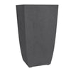 Fioriera - DIVA BASALT - Grigio antracite - Alta quadrata - 42 L - 43,5 x 43,5 x H.78,2 cm - EDA - Scatola interna rimovibile