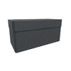 Fioriera - CAREL - Grigio antracite - 63 L - 78 x 39 x H.39 cm - EDA - Con ruote - Esterno o interno