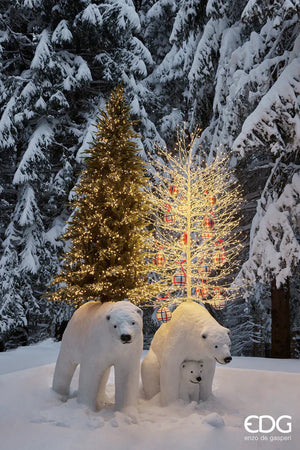 Albero luminoso "Faggio" con rami a microled luce calda da interno ed esterno