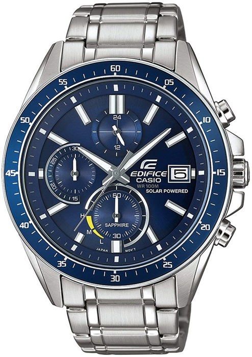 CASIO - Orologio in acciaio inossidabile - EDIFICE - Grigio