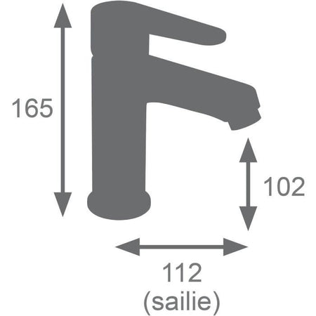 Miscelatore lavabo - EDOUARD ROUSSEAU - BAROS - Cromo
