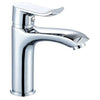 Miscelatore lavabo - EDOUARD ROUSSEAU - Rangoon - Aeratore riduttore di portata - Cartuccia ceramica 35 mm - Cromo