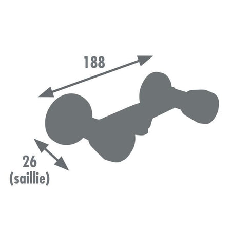 Miscelatore lavello cucina - Finitura ottone spazzolato - Bocca girevole - Cartuccia in ceramica  35 mm - EDOUARD ROUSSEAU - Soto