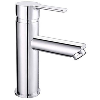 Miscelatore lavabo - EDOUARD ROUSSEAU - Dower - Cartuccia ceramica  35 mm - Eco-stop stop - Aeratore riduttore di portata - Cromo