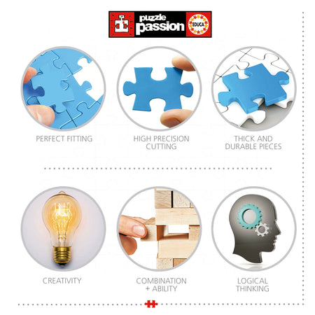 Puzzle - EDUCA - The Animal Manor - 1500 pezzi - 85 x 60 cm - dai 15 anni