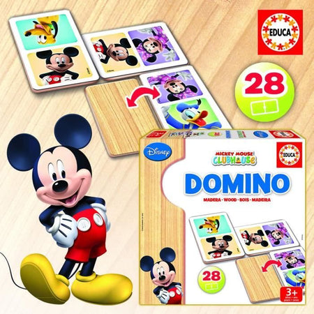 EDUCA - Domino in legno Topolino