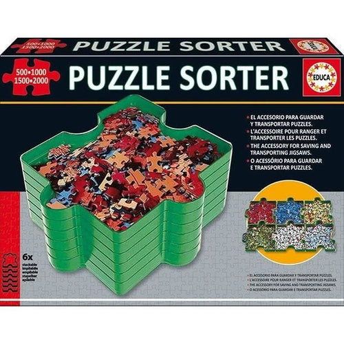 Separatore di pezzi - EDUCA - 6 vassoi impilabili e completamente impilabili