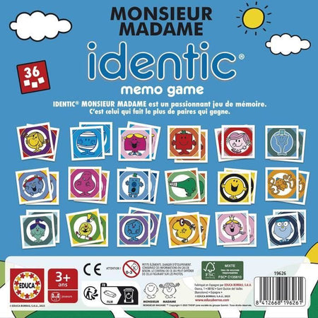 Monsieur Madame - Ident - Game di memoria