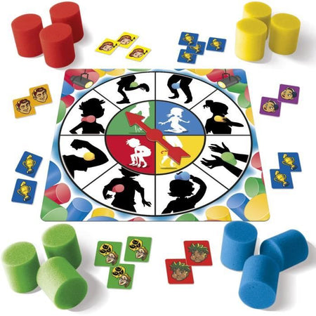 Spin & Fun - Gioco di equilibrio - EDUCA - Mette alla prova agilità ed equilibrio - Da 2 a 4 giocatori - Dai 5 anni in su