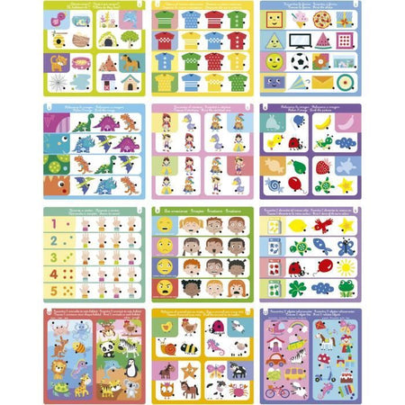 Conector Baby - Gioco educativo - EDUCA - 65 domande, 12 temi, formato libro - Dai 2 anni