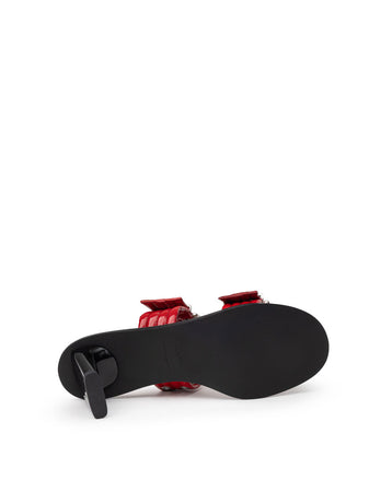 GANNI Sandali Mules Due Fasce con Borchie Forate Ganni da donna