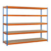 ECOFORTE 1806-5 CHIPBOARD AZUL/NARANJA/MADERA