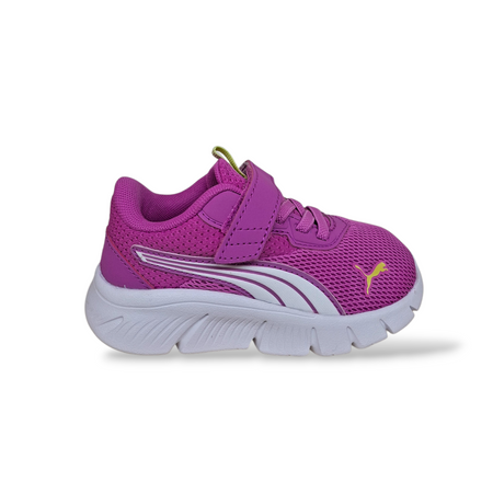 Puma FlexFocus Sneakers Bambina Fucsia Bianco – Leggere con Velcro | Taglie 20-35