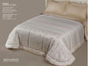 Trapunta matrimoniale art.Siria colore beige Mon Amour imbottitura in fibra poliestere anallergica da gr.350 Sopra tessuto: PL sotto tessuto: cotone 100%