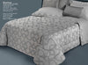 Trapunta matrimoniale art.Roma colore grigio Mon Amour imbottitura in fibra poliestere anallergica da gr.350 Sopra tessuto: PL sotto tessuto: cotone 100%