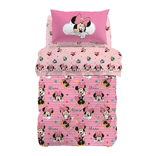 Trapunta invernale singola Caleffi art.Minnie Rainbow