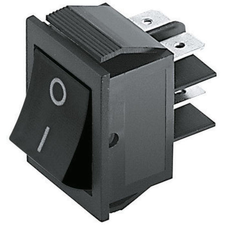 INTERRUTTORE BIPOLARE NERO 15A 250V