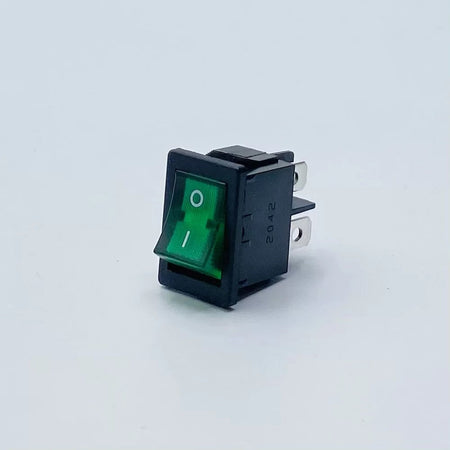 INTERRUTTORE BIPOLARE LUMINOSO VERDE 16A 250V MINI