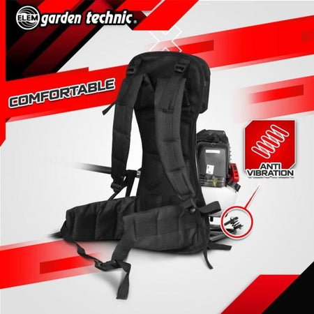 ELEM DCBT52DO-22 Decespugliatore a Zaino - 52cc - Imbracatura Imbottita