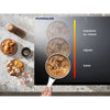 ELECTROLUX EIV654 FLEX - Piano cottura a induzione - 4 fuochi - 4 booster - 7350W - L60 x P52 x H44cm - Rivestimento in vetro - Nero