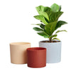 Vaso da fiori - Elho - Lex Pott - Set 14 - Blu Rosa Arancione - L 14 x P 13,8 x A 12 cm - Per interni - 100% riciclato