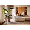 Vaso per fiori - Elho - Vibes Fold Coupe - Bianco - L 30 x P 29,5 x H 45 cm - Interno - 100% riciclato