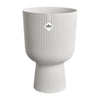Vaso per fiori - Elho - Vibes Fold Coupe - Bianco - L 30 x P 29,5 x H 45 cm - Interno - 100% riciclato