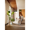 Vaso per fiori - Elho - Vibes Fold Coupe - Bianco - L 30 x P 29,5 x H 45 cm - Interno - 100% riciclato