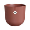 Vaso da fiori - Elho - Jazz Round - Rosso - L 30 x P 29,5 x H 27 cm - Interno - 100% riciclato