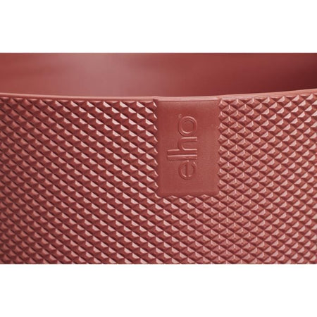 Vaso da fiori - Elho - Jazz Round - Rosso - L 30 x P 29,5 x H 27 cm - Interno - 100% riciclato