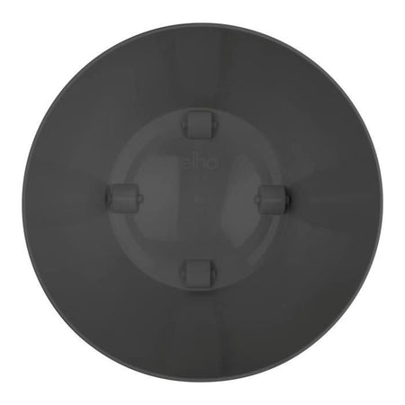 Vaso da fiori rotondo ELHO Bruxelles Wheels 40 - Nero - 39 x H 37 cm - interno - 100% riciclato