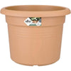 Nozioni di base verde rotonda pentola - plastica - 40 - terracotta morbida