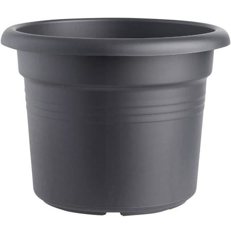 Nozioni di base verde rotonda pentola di fiori - Plastica - 45 - Terracotta morbida