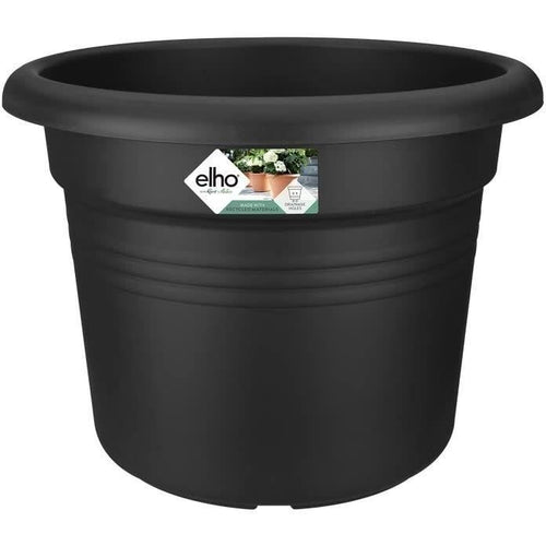 Nozioni di base verde rotonda pentola di fiori - Plastica - 45 - Terracotta morbida
