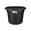Fioriera Elho Green Basics Cilinder 65 - Nera - 64 x H 49 cm - da esterno - 100% riciclata