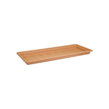 Sottovaso ELHO Green Basics 100 - Terracotta morbida - XXL - Esterno -  89,7 x H 5,7 cm