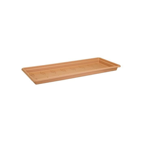 Sottovaso ELHO Green Basics 100 - Terracotta morbida - XXL - Esterno -  89,7 x H 5,7 cm