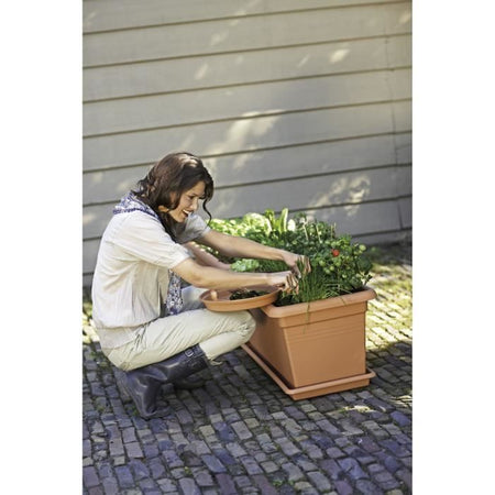 Sottovaso ELHO Green Basics 100 - Terracotta morbida - XXL - Esterno -  89,7 x H 5,7 cm