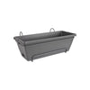 Elho Barcelona Balconiere Allin1 50 - Nero - L 50 x P 28 x H 19 cm - Balcone esterno - 100% riciclato