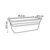 Nozioni di base ELHO Jardiniere Green 60 - Black living - Outdoor - XXL - L 29,5 x P 59,2 x H 27,7 cm