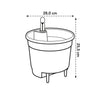 Inserto autoirrigante 28 living black