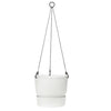 Vaso per fiori sospeso ELHO Greenville 24 - Esterno - 23,9 x H 20,3 cm - Bianco