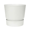 Vaso per fiori rotondo ELHO Greenville 40 - Esterno -  39 x H 36,8 cm - Bianco
