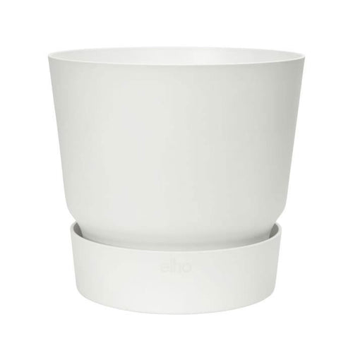 Vaso per fiori rotondo ELHO Greenville 40 - Esterno -  39 x H 36,8 cm - Bianco