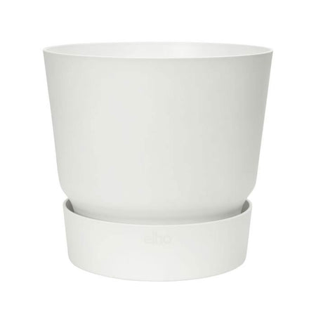 Vaso per fiori rotondo ELHO Greenville 40 - Esterno -  39 x H 36,8 cm - Bianco