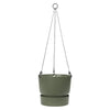 Vaso per fiori sospeso ELHO Greenville 24 - Esterno -  23,9 x H 20,3 cm - Verde foglia